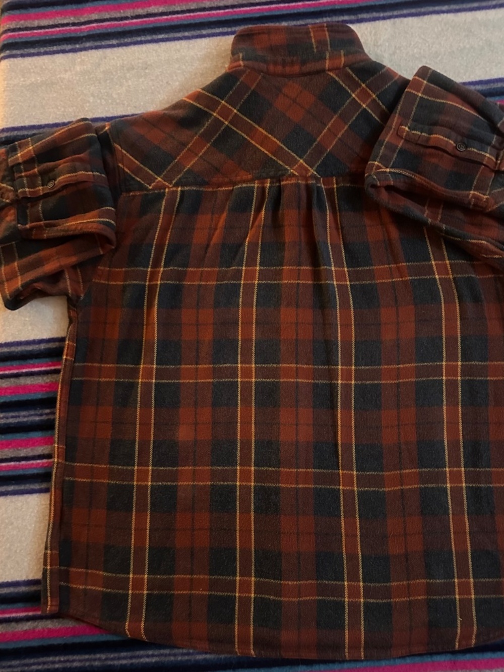 Kava- Men’s Long Sleeve Plaid Button-Up Flannel - Picture 7 of 8